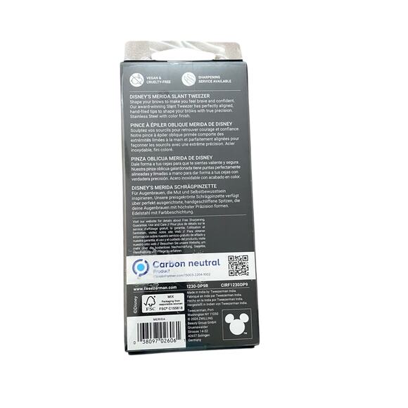 Tweezerman Disney's MERIDA Full Slant Tweezer Brand New - Picture 2 of 2